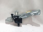 Rear window lifting mechanism without motor