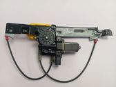 Rear window lifting mechanism without motor
