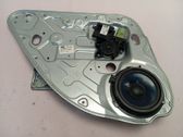 Rear window lifting mechanism without motor