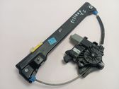 Rear window lifting mechanism without motor