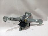 Rear window lifting mechanism without motor