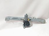 Rear door window regulator with motor