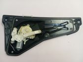 Rear window lifting mechanism without motor