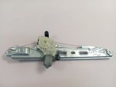Rear door window regulator with motor