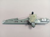 Rear window lifting mechanism without motor