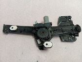 Rear window lifting mechanism without motor