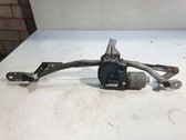 Front wiper linkage and motor