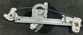 Rear door window regulator with motor