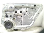 Rear window lifting mechanism without motor
