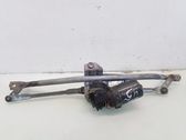 Front wiper linkage and motor