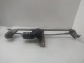 Front wiper linkage and motor