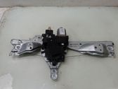 Rear door window regulator with motor