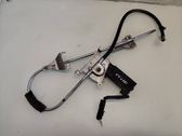 Rear door window regulator with motor