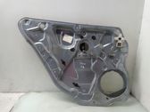 Rear door window regulator with motor