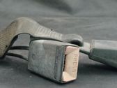 Rear seatbelt buckle