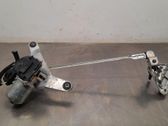 Front wiper linkage and motor