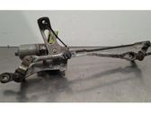 Front wiper linkage and motor