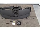 Airbag set with panel