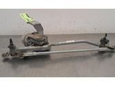 Front wiper linkage and motor