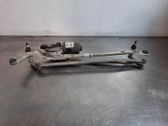 Front wiper linkage and motor