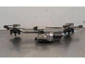 Front wiper linkage and motor