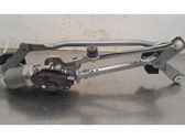 Front wiper linkage and motor