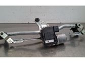 Tringlerie et moteur d'essuie-glace avant