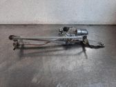 Front wiper linkage and motor