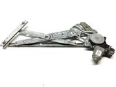 Rear door window regulator with motor