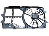 Radiator cooling fan shroud