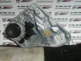 Rear window lifting mechanism without motor