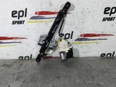 Rear door window regulator with motor