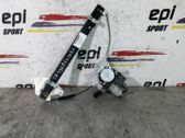 Rear door window regulator with motor