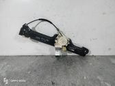 Rear door window regulator with motor