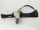 Rear window lifting mechanism without motor