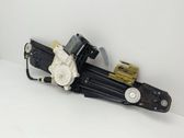 Rear window lifting mechanism without motor