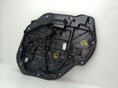 Rear window lifting mechanism without motor