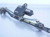 Front wiper linkage and motor
