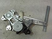 Rear door window regulator with motor