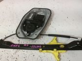 Rear door window regulator with motor