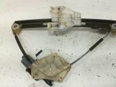 Rear door window regulator with motor