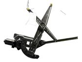 Front door window regulator with motor