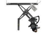 Front door window regulator with motor
