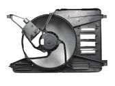 Radiator cooling fan shroud
