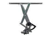 Front door window regulator with motor
