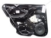Rear door window regulator with motor