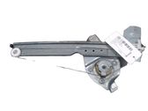 Rear door window regulator with motor