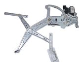Front door window regulator with motor