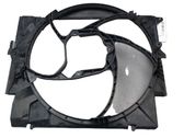 Radiator cooling fan shroud