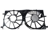 Radiator cooling fan shroud